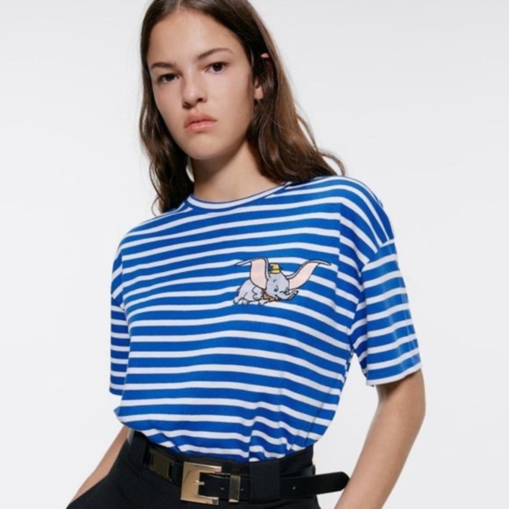 ZARA Dumbo Striped Shirt